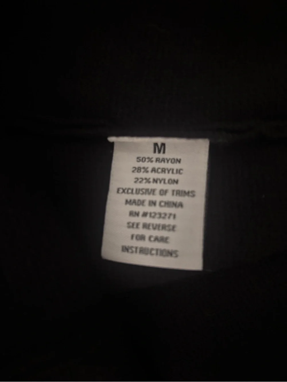 Urban Weekend Men black crewneck sweatshirt with white cursive text reading 'God